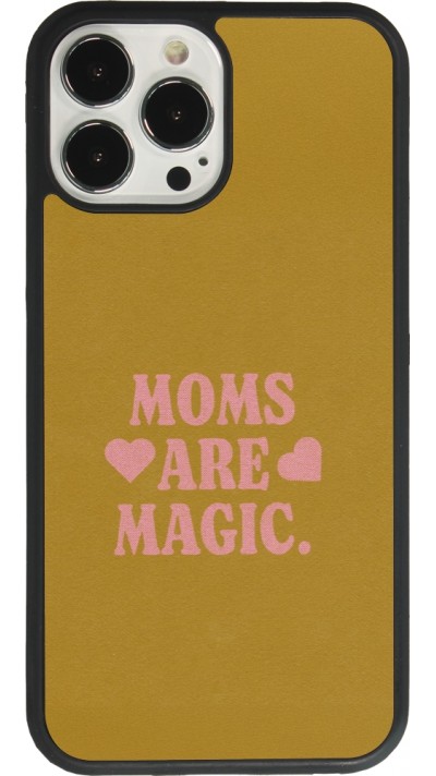 iPhone 13 Pro Max Case Hülle - Silikon schwarz Mom 2026 Are Magic