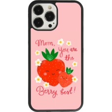 iPhone 13 Pro Max Case Hülle - Silikon schwarz Mom 2026 Berry best