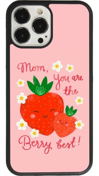 iPhone 13 Pro Max Case Hülle - Silikon schwarz Mom 2026 Berry best