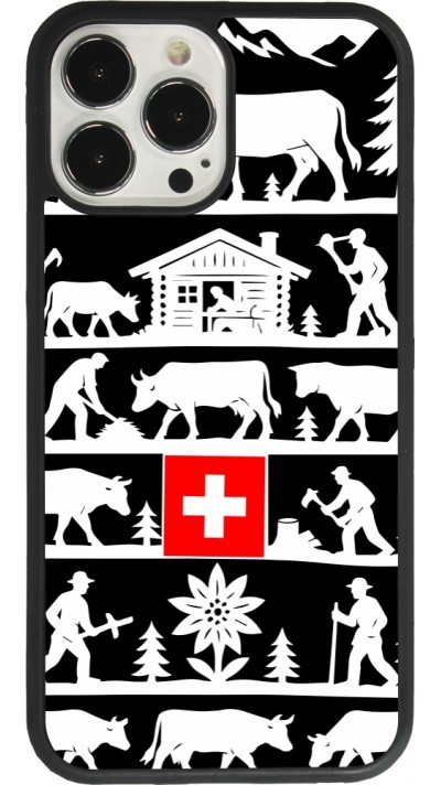 iPhone 13 Pro Max Case Hülle - Silikon schwarz Poya Schweiz 1 schwarz