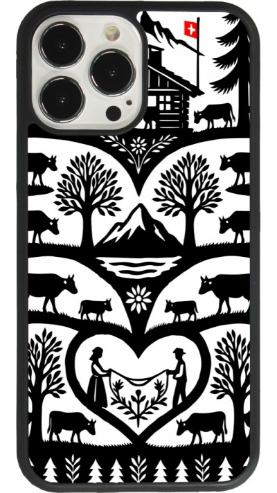 iPhone 13 Pro Max Case Hülle - Silikon schwarz Poya Schweiz 2
