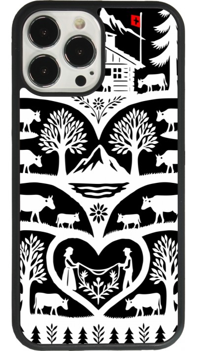 iPhone 13 Pro Max Case Hülle - Silikon schwarz Poya Schweiz 2 schwarz