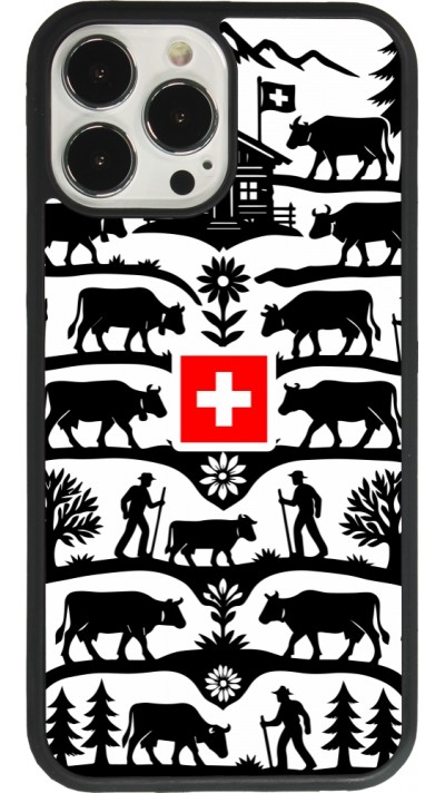 iPhone 13 Pro Max Case Hülle - Silikon schwarz Poya Schweiz 3