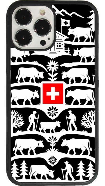 iPhone 13 Pro Max Case Hülle - Silikon schwarz Poya Schweiz 3 schwarz