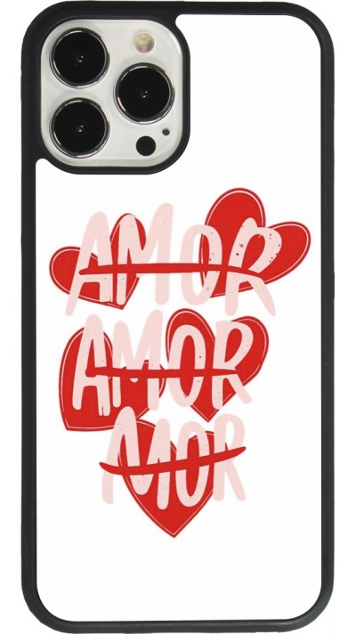 iPhone 13 Pro Max Case Hülle - Silikon schwarz Saint Valentines Day 26 Amor