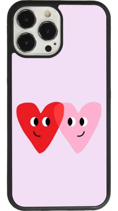 iPhone 13 Pro Max Case Hülle - Silikon schwarz Saint Valentines Day 26 Heart