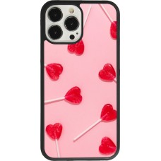iPhone 13 Pro Max Case Hülle - Silikon schwarz Saint Valentines Day 26 Lollipop
