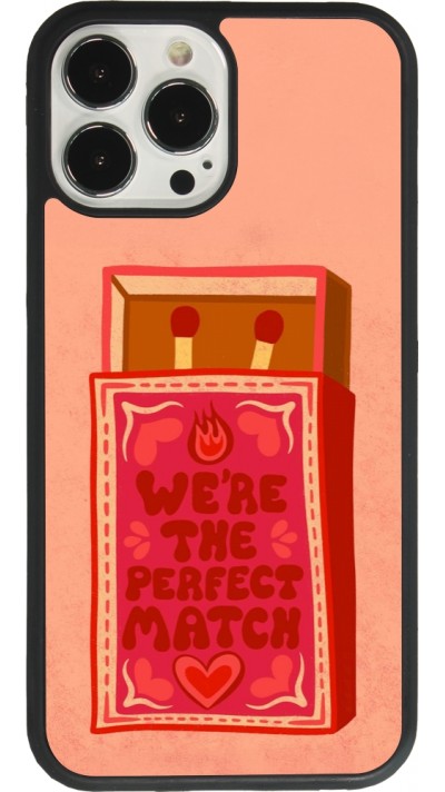 iPhone 13 Pro Max Case Hülle - Silikon schwarz Saint Valentines Day 26 Perfect Match