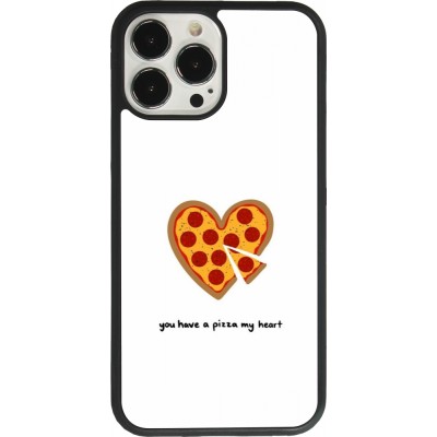 iPhone 13 Pro Max Case Hülle - Silikon schwarz Saint Valentines Day 26 You have my pizza heart