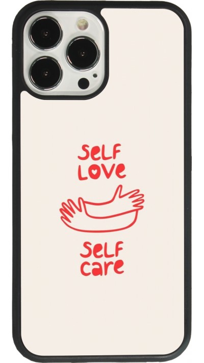 iPhone 13 Pro Max Case Hülle - Silikon schwarz Saint Valentines Day 26 Self love self care