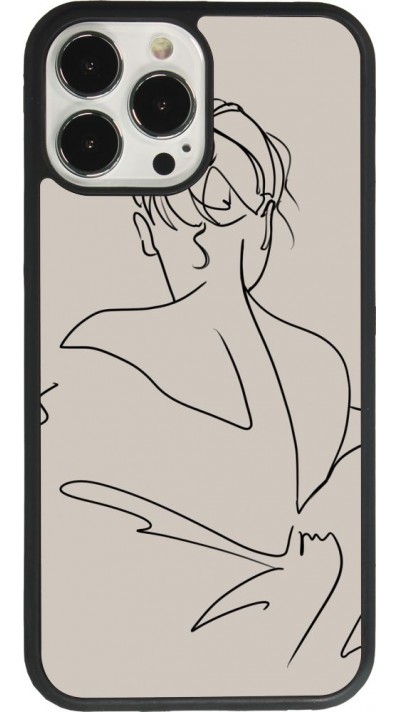 iPhone 13 Pro Max Case Hülle - Silikon schwarz Salnikova 05