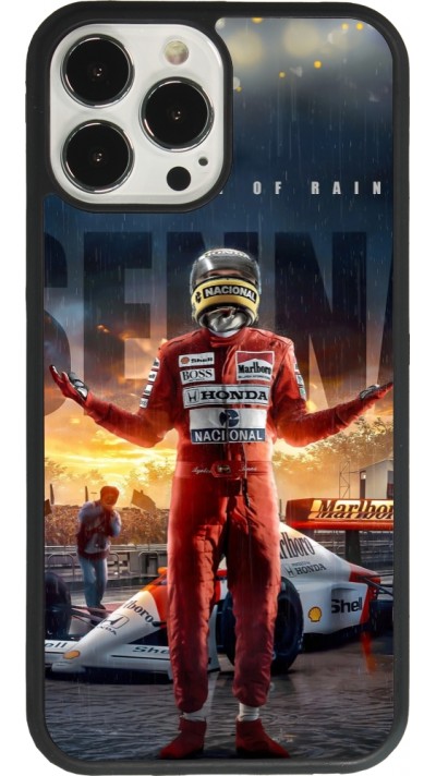 iPhone 13 Pro Max Case Hülle - Silikon schwarz Senna The King of Rain