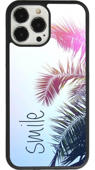 iPhone 13 Pro Max Case Hülle - Silikon schwarz Smile 05