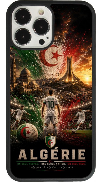 iPhone 13 Pro Max Case Hülle - Silikon schwarz Fussball Algerien splash 2026