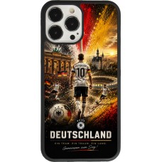 iPhone 13 Pro Max Case Hülle - Silikon schwarz Fussball Deutschland splash 2026
