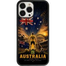 iPhone 13 Pro Max Case Hülle - Silikon schwarz Fussball Australien splash 2026