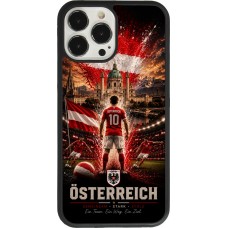 iPhone 13 Pro Max Case Hülle - Silikon schwarz Fussball Österreich splash 2026
