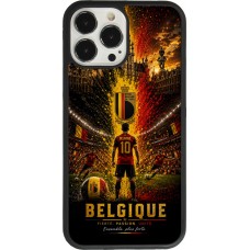 iPhone 13 Pro Max Case Hülle - Silikon schwarz Fussball Belgien splash 2026