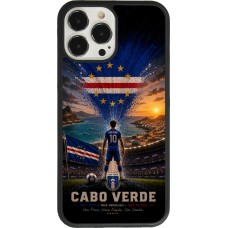iPhone 13 Pro Max Case Hülle - Silikon schwarz Fussball Kap Verde splash 2026