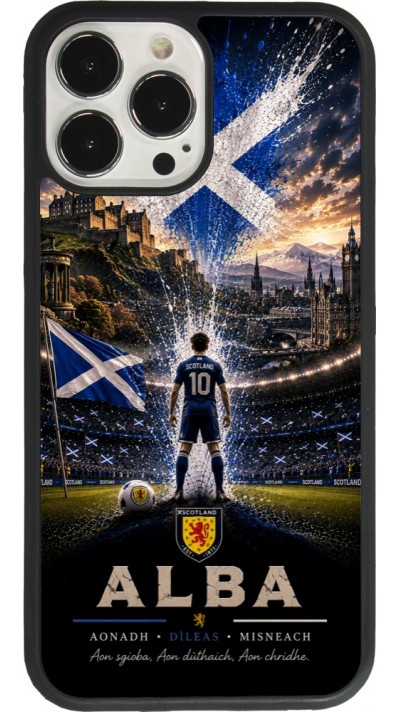 iPhone 13 Pro Max Case Hülle - Silikon schwarz Fussball Schottland splash 2026
