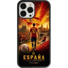 iPhone 13 Pro Max Case Hülle - Silikon schwarz Fussball Espanien splash 2026