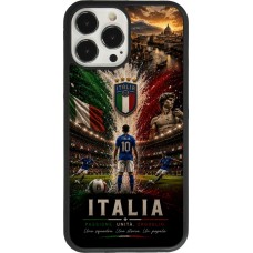 iPhone 13 Pro Max Case Hülle - Silikon schwarz Fussball Italien splash 2026