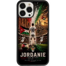 iPhone 13 Pro Max Case Hülle - Silikon schwarz Fussball Jordanien splash 2026