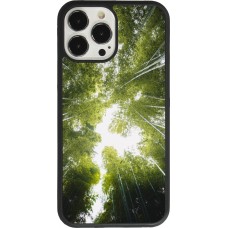 iPhone 13 Pro Max Case Hülle - Silikon schwarz Spring 23 forest blue sky
