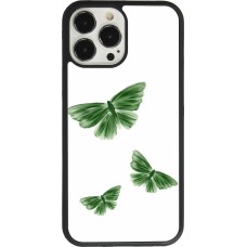iPhone 13 Pro Max Case Hülle - Silikon schwarz Butterflies 2026
