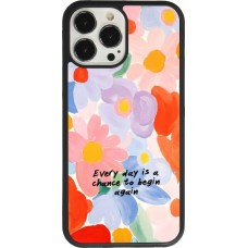iPhone 13 Pro Max Case Hülle - Silikon schwarz Every day is a chance 2026