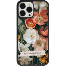 iPhone 13 Pro Max Case Hülle - Silikon schwarz Full Bloom 2026