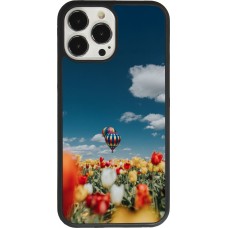 iPhone 13 Pro Max Case Hülle - Silikon schwarz Hot air balloon 2026