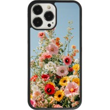 iPhone 13 Pro Max Case Hülle - Silikon schwarz Spring flowers 2026