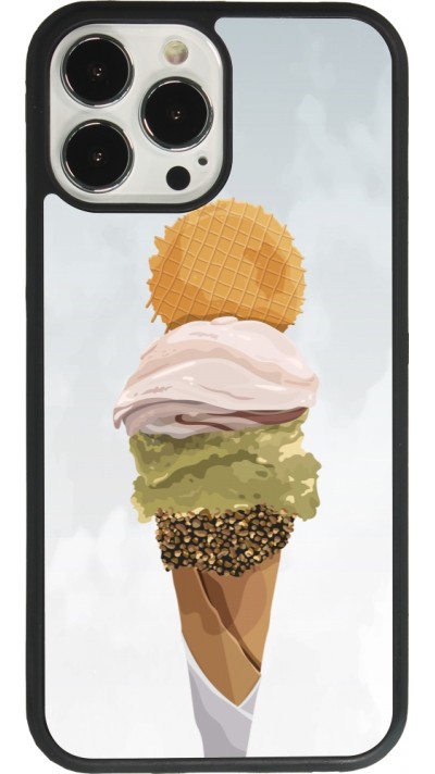 iPhone 13 Pro Max Case Hülle - Silikon schwarz Summer 2025 Cornet