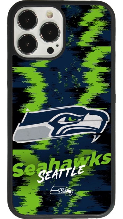 iPhone 13 Pro Max Case Hülle - Silikon schwarz Super Bowl 26 Seattle 2