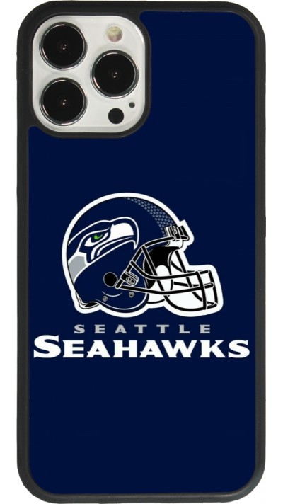 iPhone 13 Pro Max Case Hülle - Silikon schwarz Super Bowl 26 Seattle 3