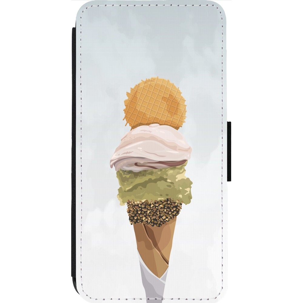 iPhone 13 Pro Max Case Hülle - Wallet schwarz Summer 2025 Cornet