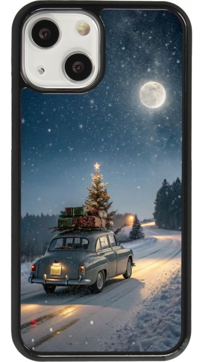 iPhone 13 mini Case Hülle - Christmas 25 Car with Tree Xmas