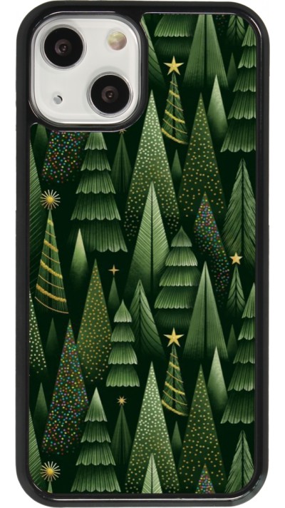 iPhone 13 mini Case Hülle - Christmas 25 Pattern Xmas Tree