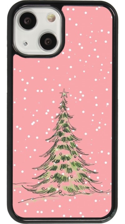 iPhone 13 mini Case Hülle - Christmas 25 Pink Tree