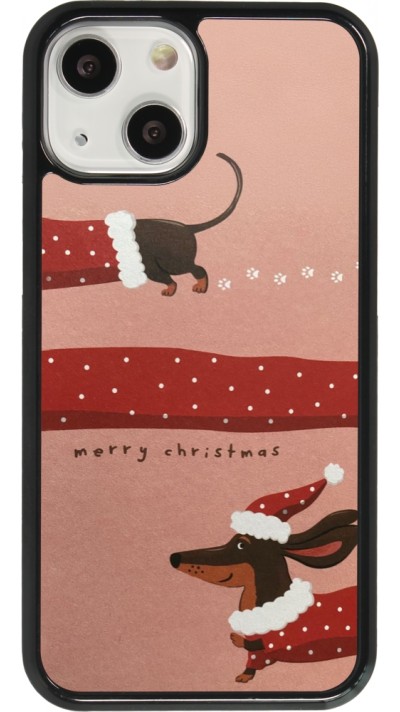 iPhone 13 mini Case Hülle - Christmas 25 Teckel Merry Xmas