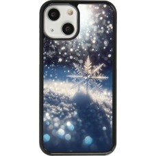iPhone 13 mini Case Hülle - Schneeflocke Solar Glanz
