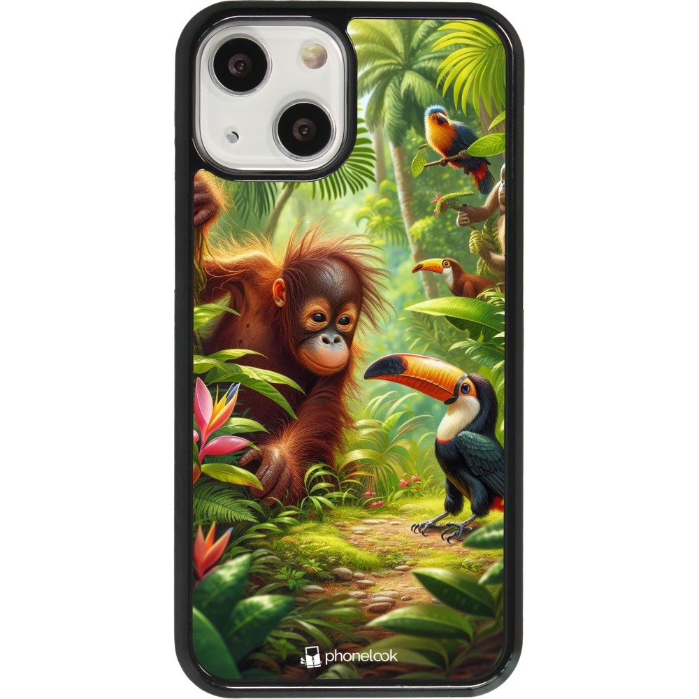 iPhone 13 mini Case Hülle - Tropischer Dschungel Tayrona