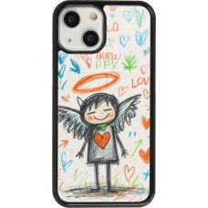 iPhone 13 mini Case Hülle - Little Angel Sketch Love