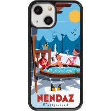 iPhone 13 mini Case Hülle - Nendaz Mountain Jacuzzi