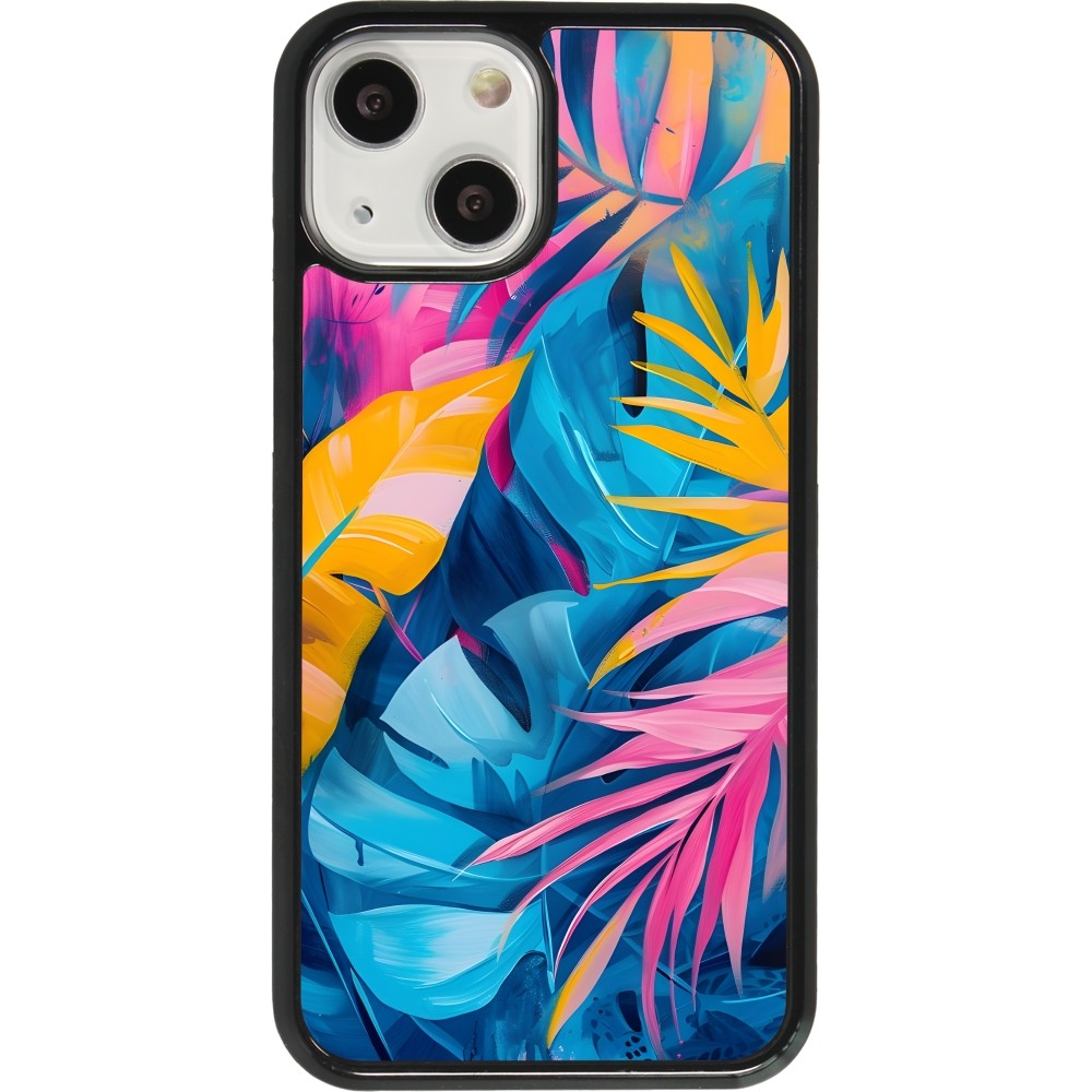 iPhone 13 mini Case Hülle - Palms Blue