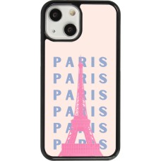iPhone 13 mini Case Hülle - Paris Pink Print