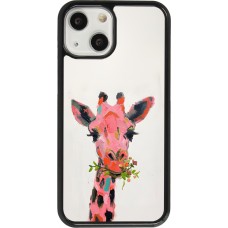 iPhone 13 mini Case Hülle - Pink Girafe Paint