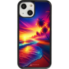 iPhone 13 mini Case Hülle - Strand Sonnenuntergang auffällig