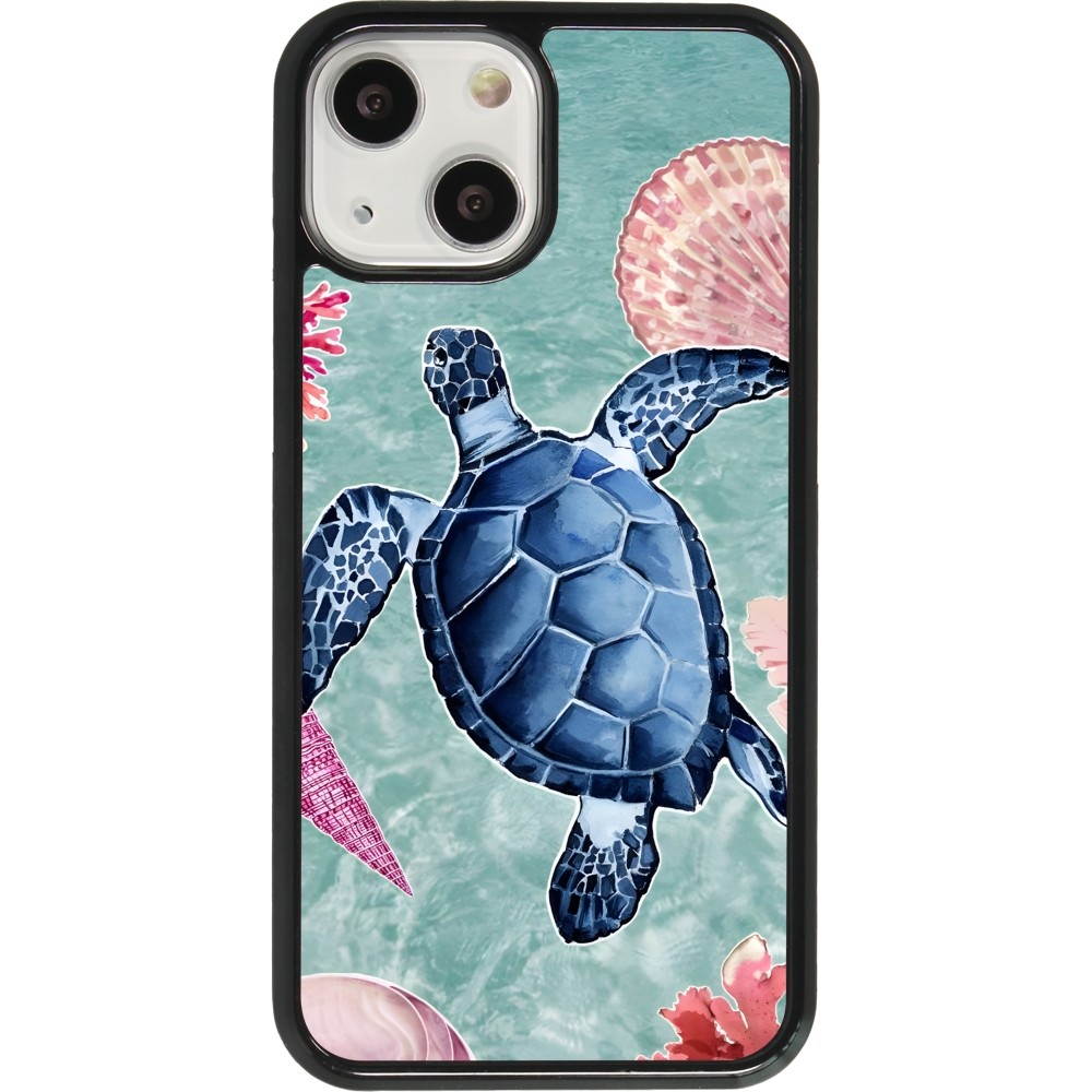 iPhone 13 mini Case Hülle - Preppy Turtle